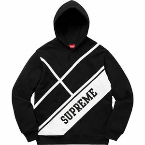 Supreme Diagonal Hooded Sweatshirt XL